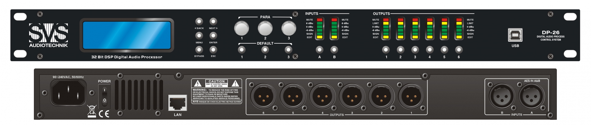 SVS Audiotechnik DP-26 Цифровой процессор: 2 входа 6 выходов в Белорецке