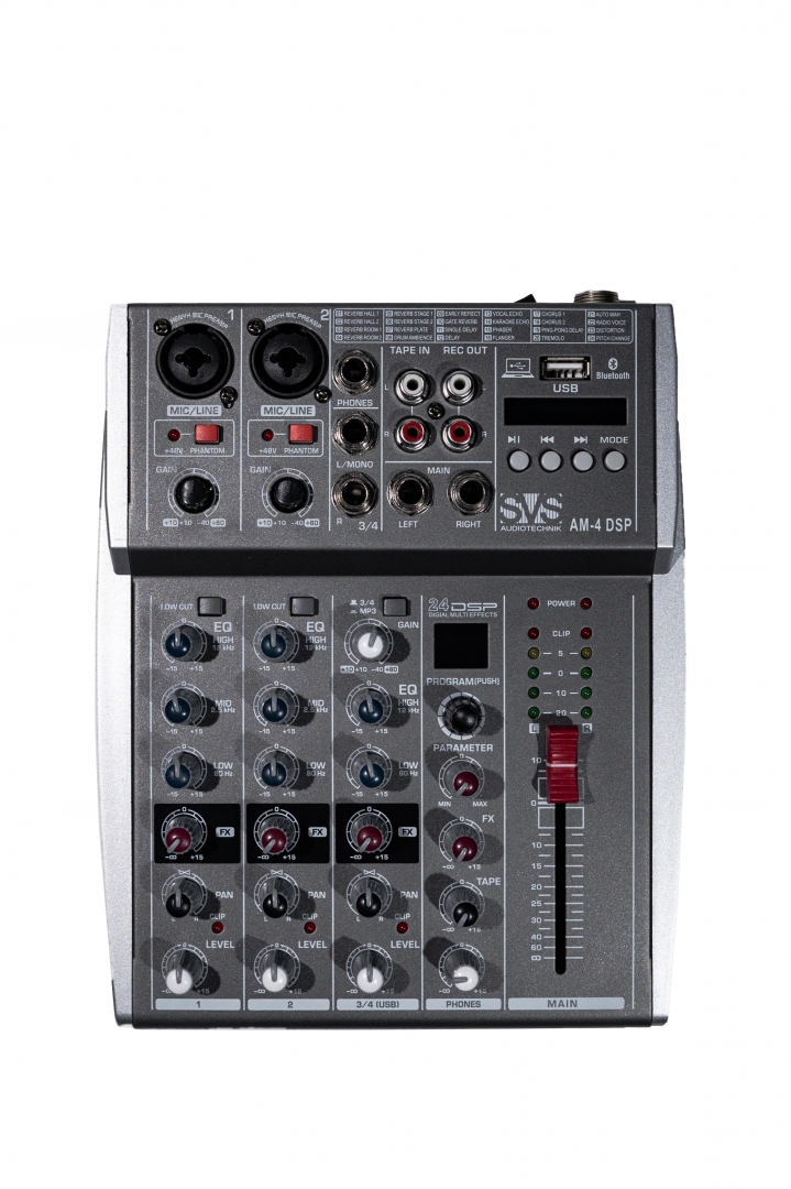 SVS Audiotechnik mixers AM-4 DSP Аналоговый микшерный пульт, 4-канала в Белорецке