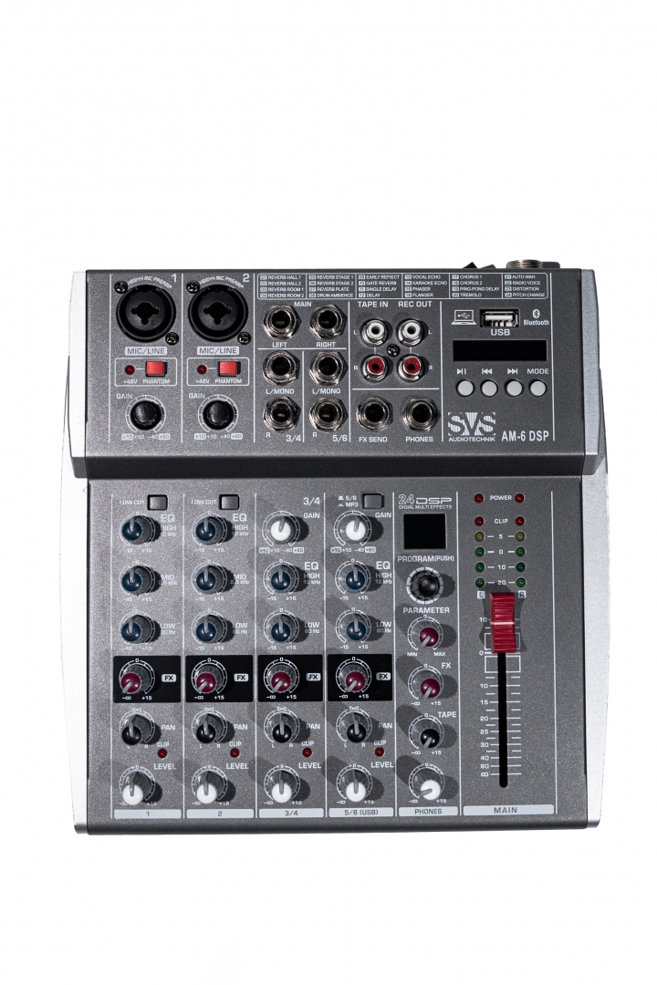 SVS Audiotechnik mixers AM-6 DSP Микшерный пульт аналоговый, 6-канальный SVS Audiotechnik mixers в Белорецке