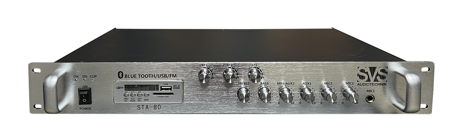 SVS Audiotechnik STA-80 Микшер-усилитель для систем Public Address в Белорецке